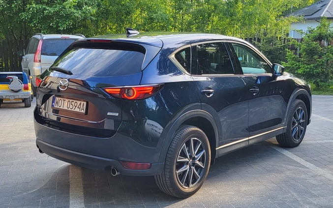 Mazda CX-5 cena 99500 przebieg: 74100, rok produkcji 2018 z Karczew małe 781